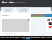 Tablet Screenshot of ekonomikon.cz